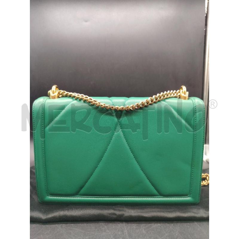 BORSA DOLCE&GABBANA DEVOTION VERDE  | Mercatino dell'Usato Roma eur 4