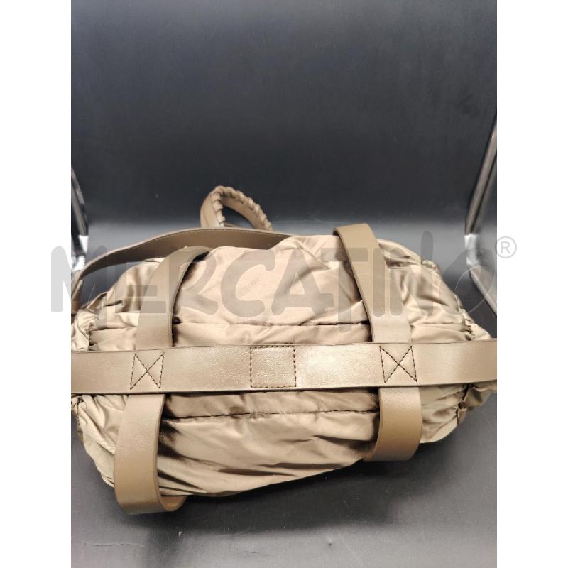 BORSA D BIASIA TESSUTO MARR INS PELLE DETT ARG | Mercatino dell'Usato Roma eur 4