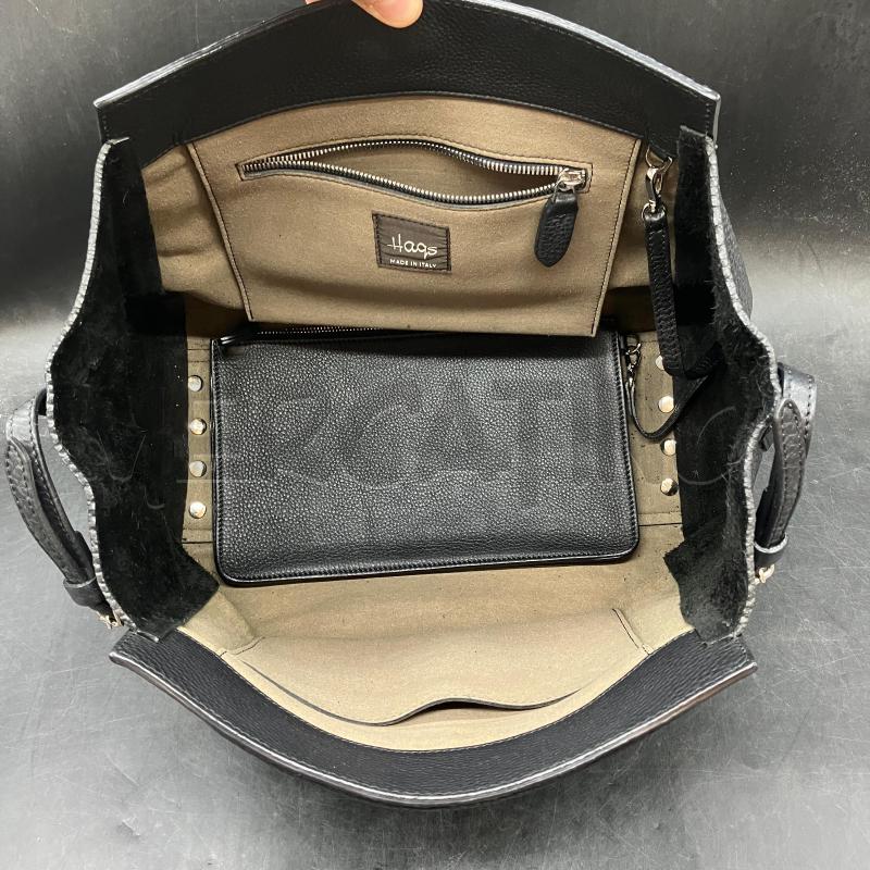 BORSA D HAGS NE PELLE MARTELLATA | Mercatino dell'Usato Roma eur 4
