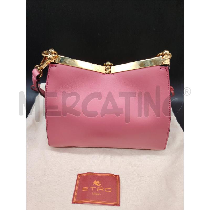 BORSA ETRO VELA ROSA DETT DOR | Mercatino dell'Usato Roma eur 3