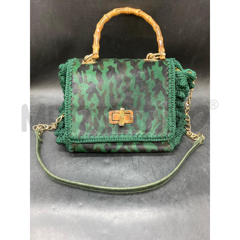 BORSA FATTA A MANO VE MACULAT PRO UNCINETTO  | Mercatino dell'Usato Roma eur 1