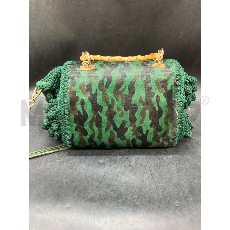 BORSA FATTA A MANO VE MACULAT PRO UNCINETTO  | Mercatino dell'Usato Roma eur 2