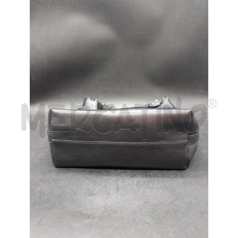 BORSA FAY PELLE NERA CUCITURA CATENA ARG | Mercatino dell'Usato Roma eur 3