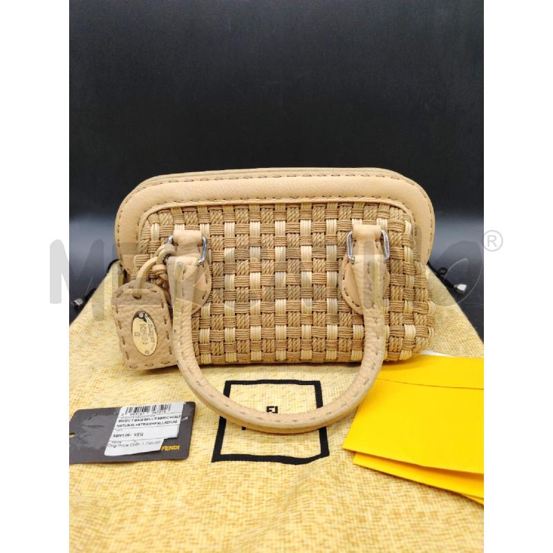 BORSA FENDI SELLERIA N49 INTRECCIO BEIGE | Mercatino dell'Usato Roma eur 1