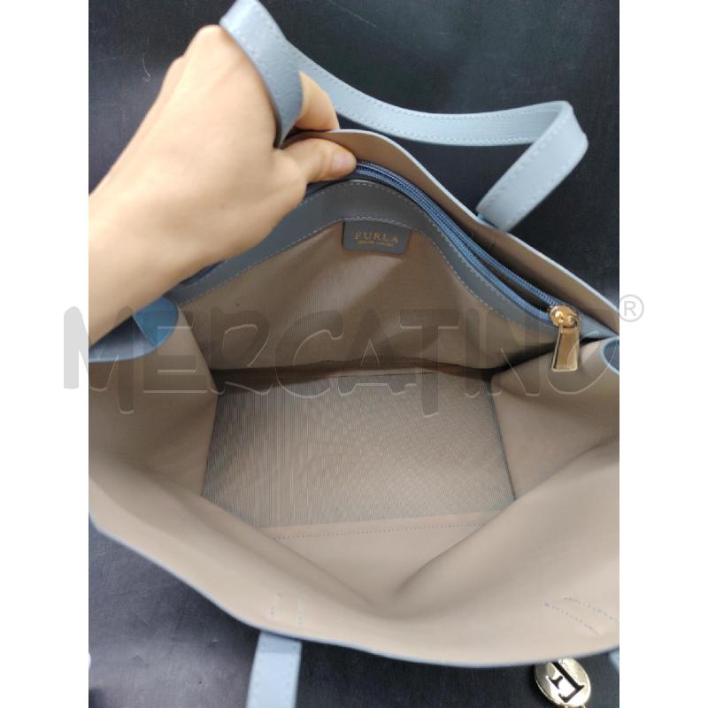 BORSA FURLA AZZ PELLE DETT DOR | Mercatino dell'Usato Roma eur 5