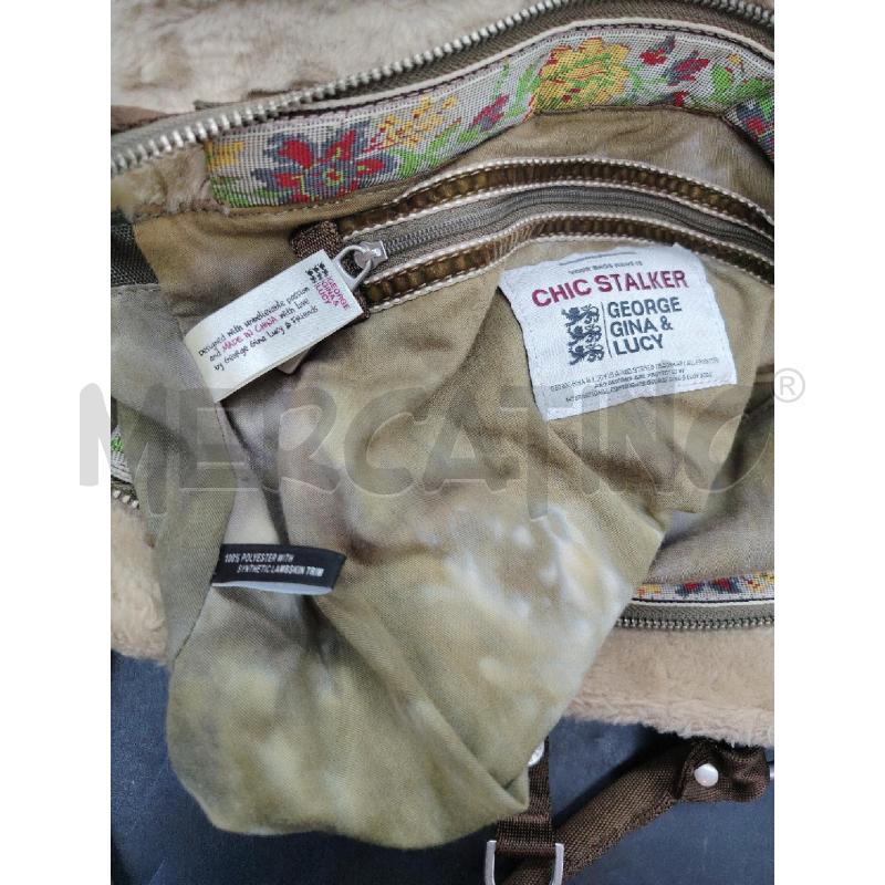 BORSA GEORGINA & LUCY VER TESSUTO PROFILI PELO | Mercatino dell'Usato Roma eur 5