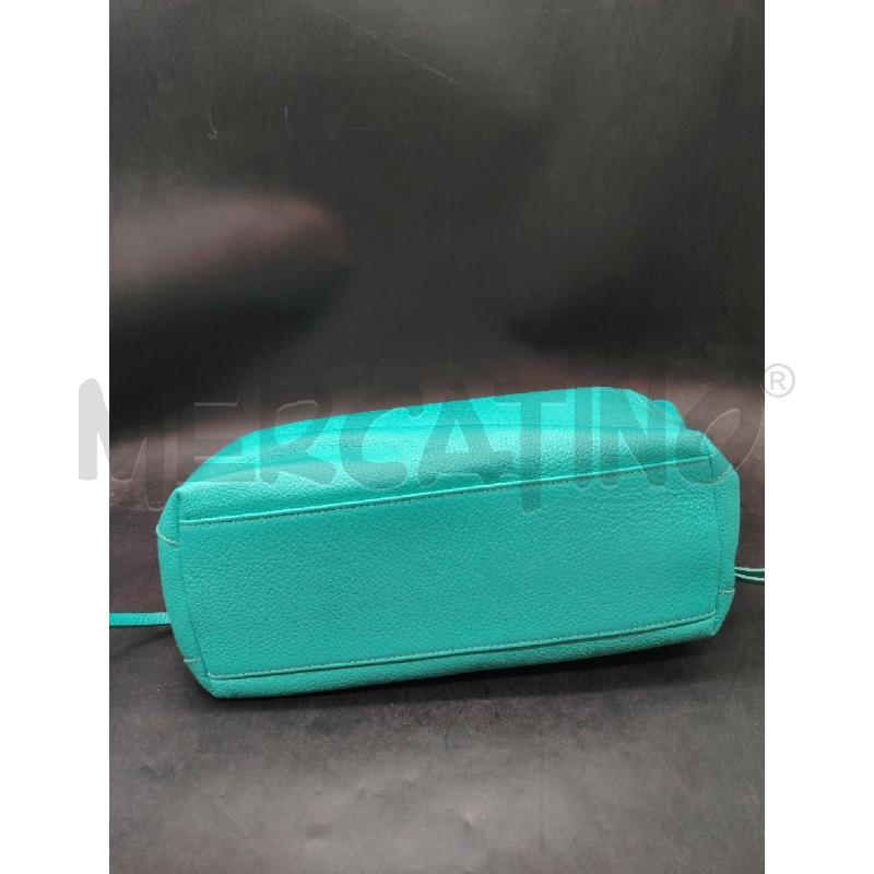 BORSA GIANNI CHIARINI TURCHESE PELLE | Mercatino dell'Usato Roma eur 3