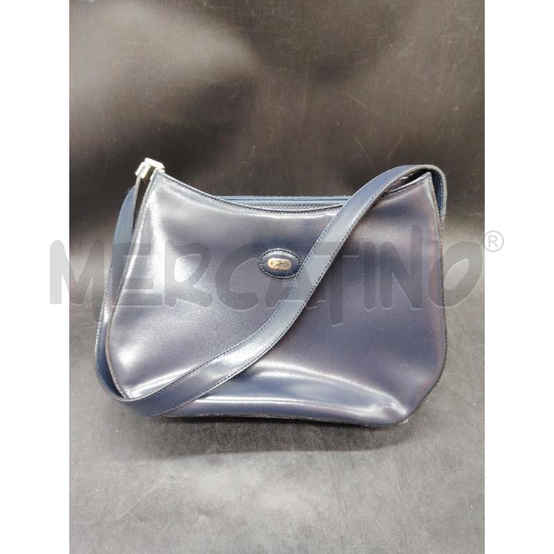 BORSA GRILLIS BLU MEZZA INS ARG | Mercatino dell'Usato Roma eur 1