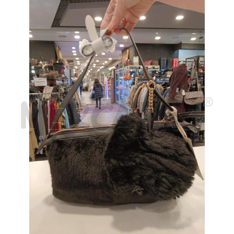 BORSA HENRY COTTON NE PELO DETT DOR + PORTACHIAVI | Mercatino dell'Usato Roma eur 1