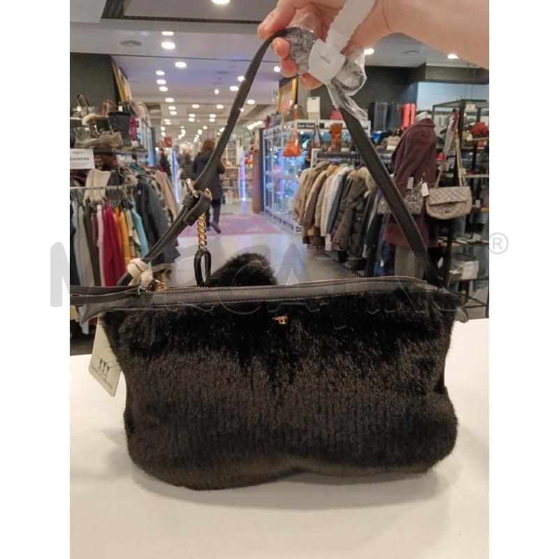BORSA HENRY COTTON NE PELO DETT DOR + PORTACHIAVI | Mercatino dell'Usato Roma eur 2