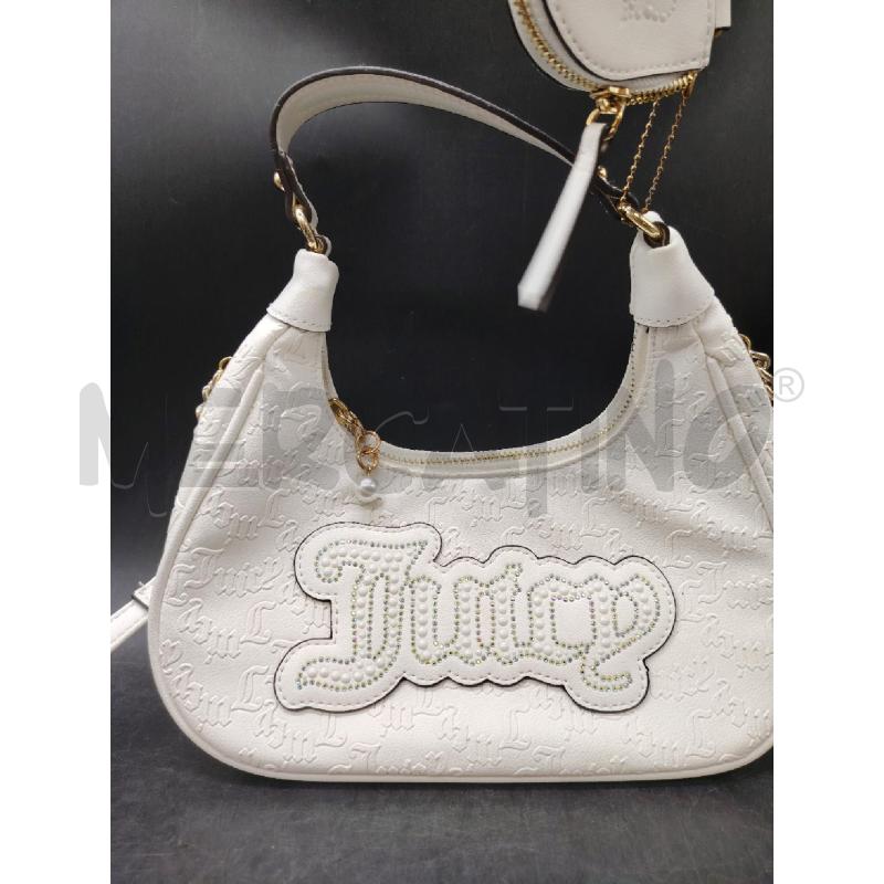 BORSA JUICY COUTURE BIA SCRITTA BRILL TRACOLLA | Mercatino dell'Usato Roma eur 2