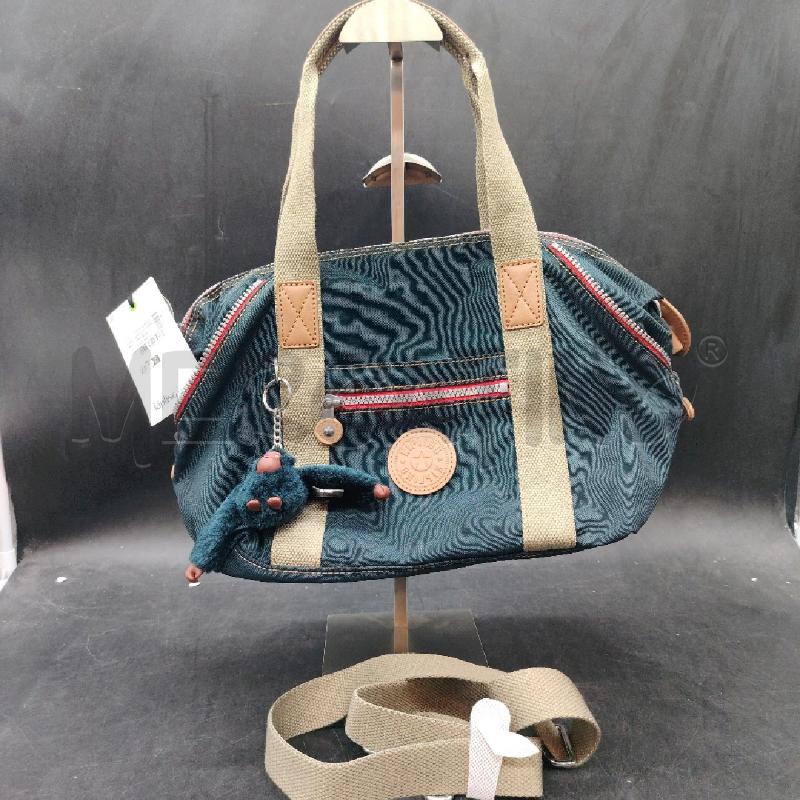 BORSA KIPLING BLU TESSUTO INS BEI CARTELLINO | Mercatino dell'Usato Roma eur 1