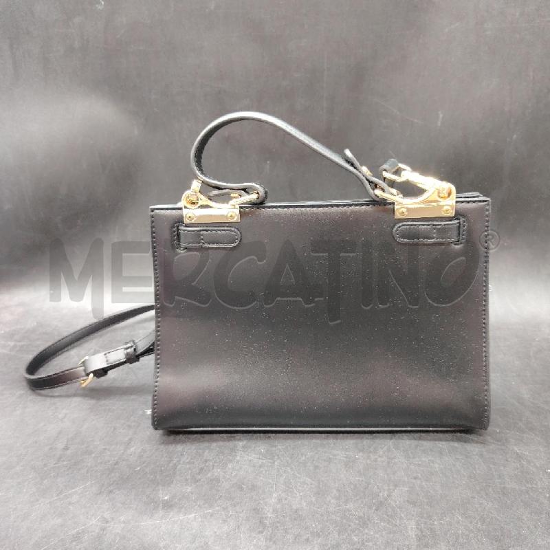 BORSA LABEL ROSE NERA DETT DOR  | Mercatino dell'Usato Roma eur 2