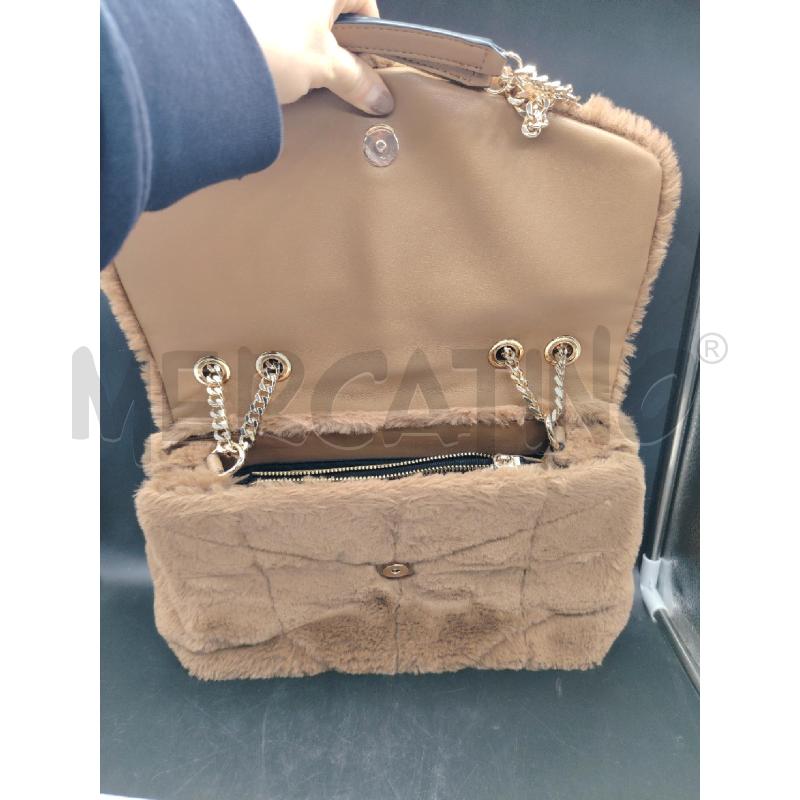BORSA LA CARRIE MARRONE PELUCHE | Mercatino dell'Usato Roma eur 2