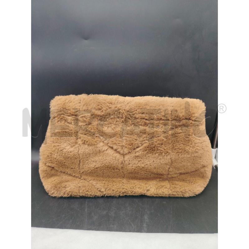 BORSA LA CARRIE MARRONE PELUCHE | Mercatino dell'Usato Roma eur 3