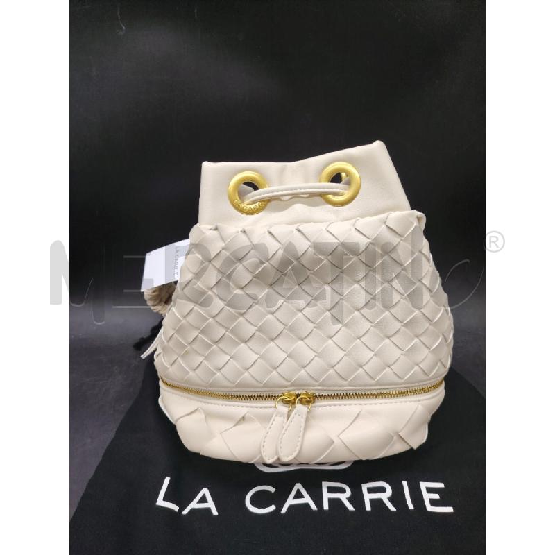 BORSA LA CARRIE SECCHIELLO AVORIO DETT DOR CARTELINNO | Mercatino dell'Usato Roma eur 3