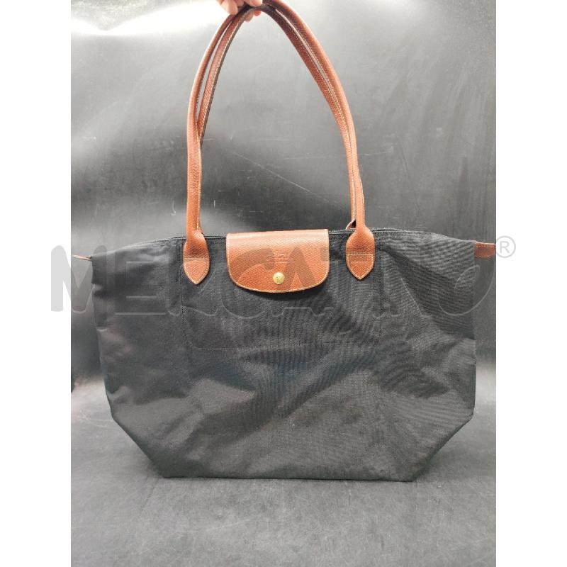 BORSA LONGCHAMP NERO PATTA MARR | Mercatino dell'Usato Roma eur 1