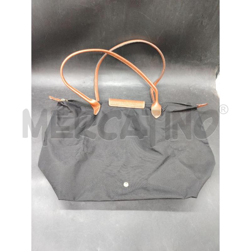 BORSA LONGCHAMP NERO PATTA MARR | Mercatino dell'Usato Roma eur 2