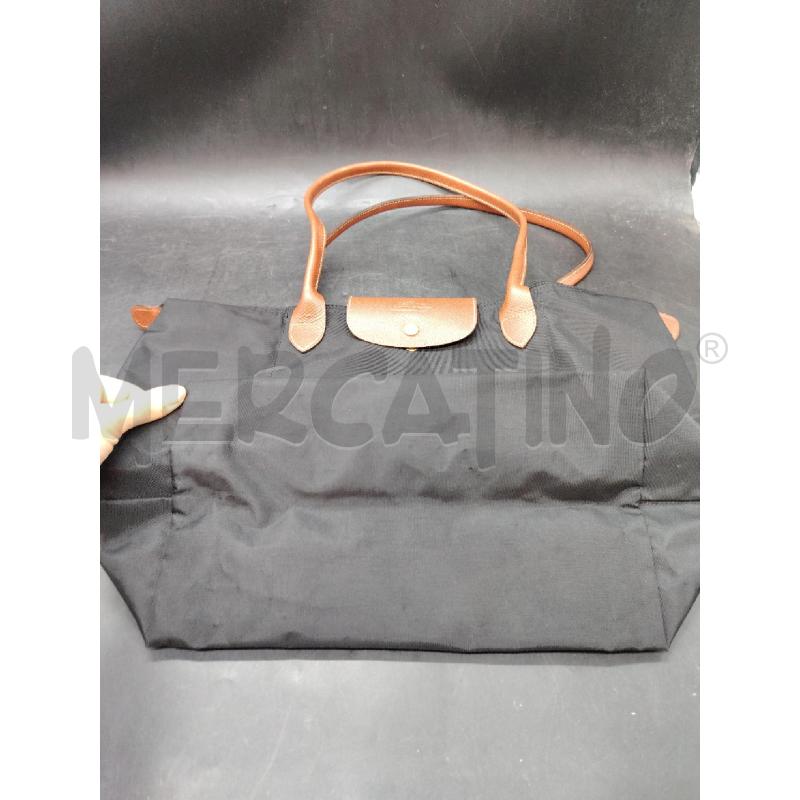 BORSA LONGCHAMP NERO PATTA MARR | Mercatino dell'Usato Roma eur 3