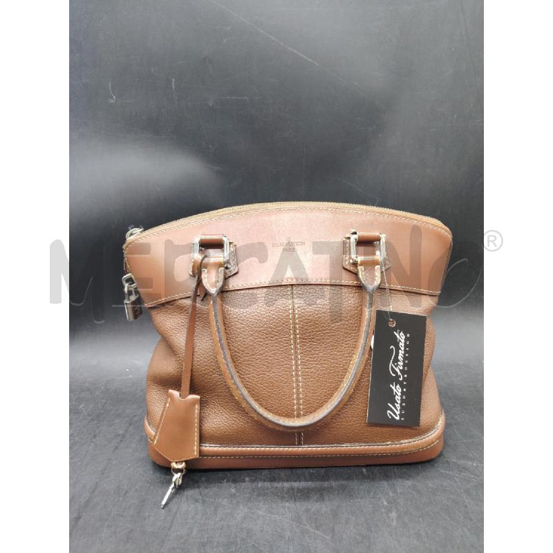 BORSA LOUIS VUITTON LOCKIT PELLE MARRONE  | Mercatino dell'Usato Roma eur 1