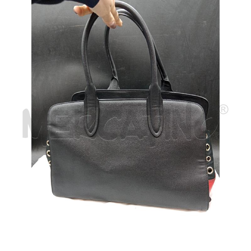 BORSA LOVE MOSCHINO NERA DETT RSS SACCO INTERNO  | Mercatino dell'Usato Roma eur 2