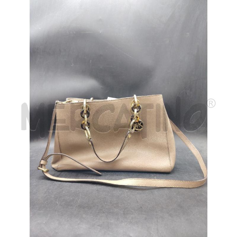 BORSA MCIHAEL KORS MARR DETT DOR + TRACOLLA | Mercatino dell'Usato Roma eur 1