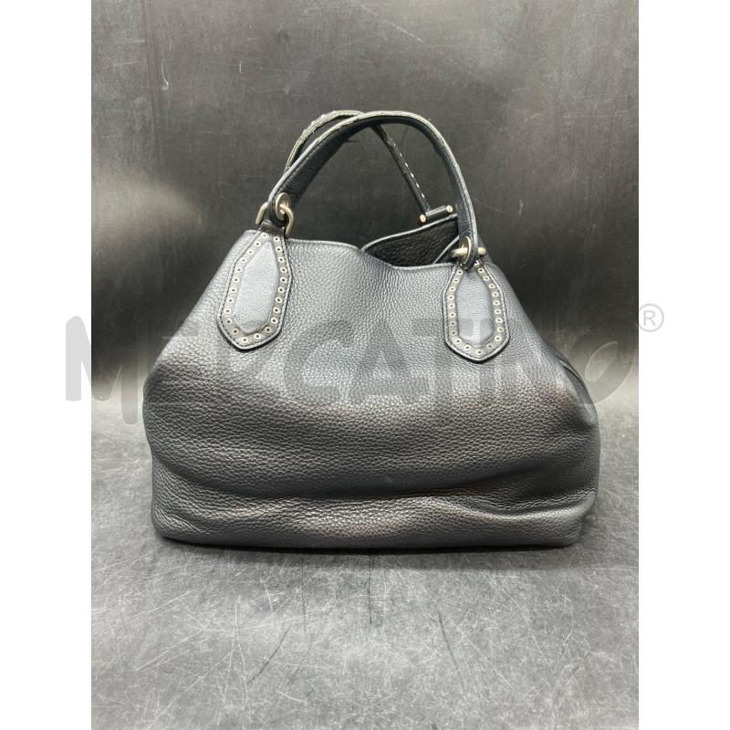 BORSA MICHAEL KORS NERA PELLE MART MANICI CERCHIETTI | Mercatino dell'Usato Roma eur 2
