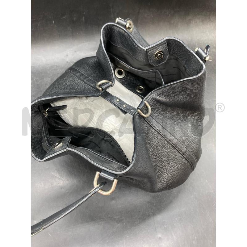 BORSA MICHAEL KORS NERA PELLE MART MANICI CERCHIETTI | Mercatino dell'Usato Roma eur 3