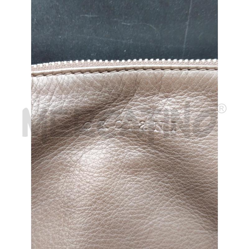 BORSA ORCIANI MARRONE PELLE FRANGE | Mercatino dell'Usato Roma eur 2