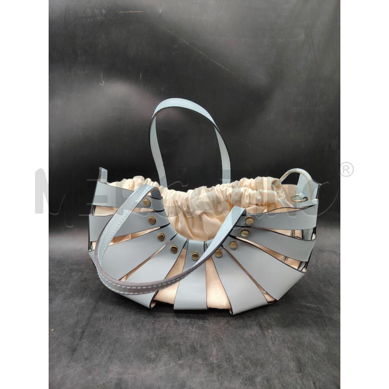 BORSA PELLE CELESTE TRAF INT SACCA BULLONI DOR | Mercatino dell'Usato Roma eur 1