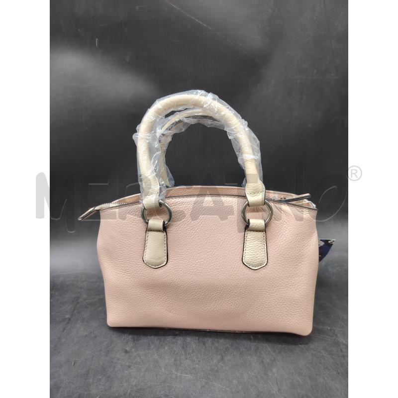 BORSA PELLE KTJ ROSA ETICHETTA | Mercatino dell'Usato Roma eur 3