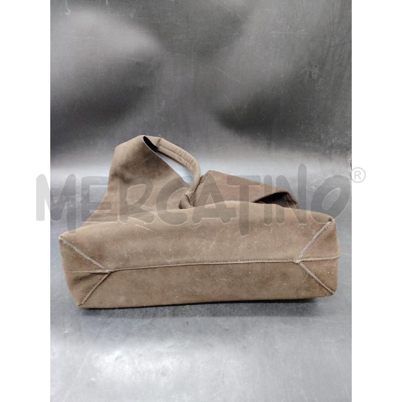 BORSA PELLE SHOPPER MARRONE | Mercatino dell'Usato Roma eur 3