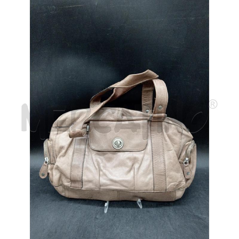BORSA PIECES PELLE MARRONE | Mercatino dell'Usato Roma eur 1