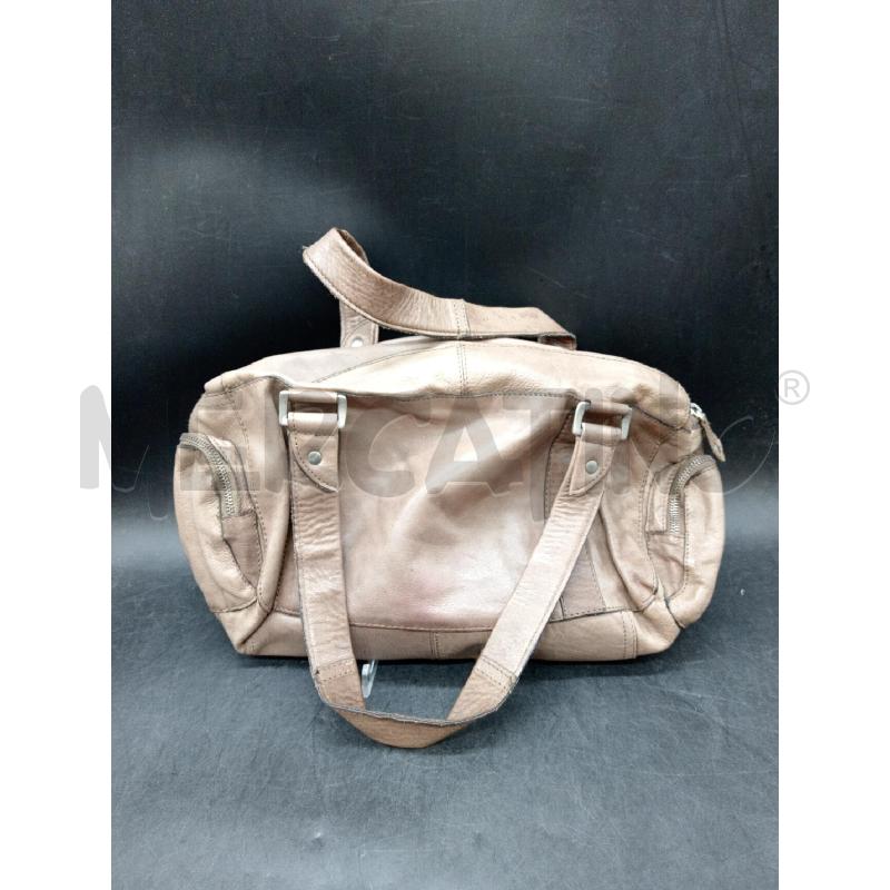 BORSA PIECES PELLE MARRONE | Mercatino dell'Usato Roma eur 2