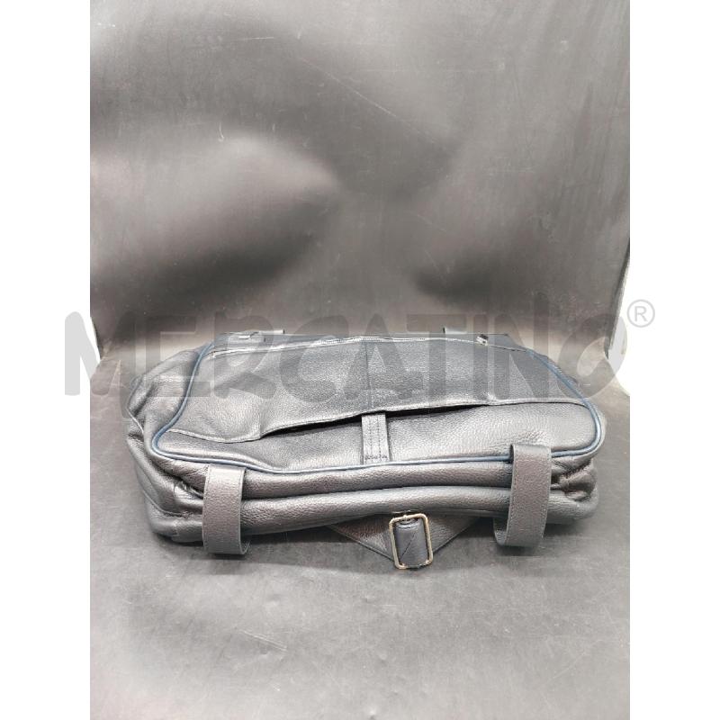BORSA PIQUADRO CARTELLA BLU PELLE | Mercatino dell'Usato Roma eur 3