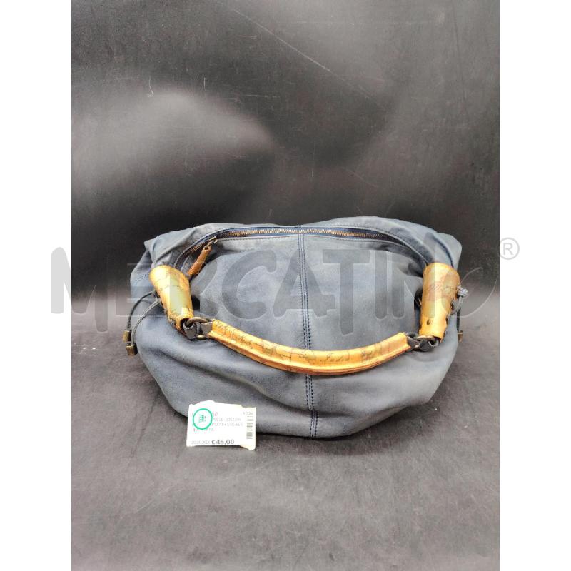 BORSA PRIMACLASSE BLU INS MAPPA | Mercatino dell'Usato Roma eur 1