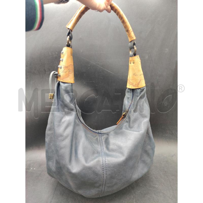 BORSA PRIMACLASSE BLU INS MAPPA | Mercatino dell'Usato Roma eur 2