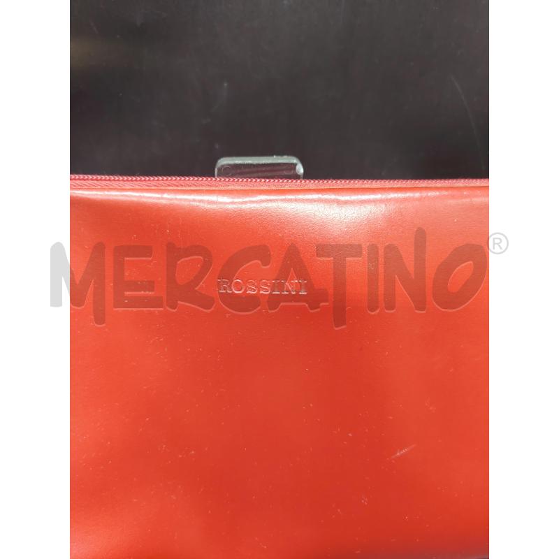 BORSA ROSSINI ROSSA DETT DOR | Mercatino dell'Usato Roma eur 2