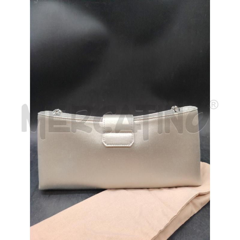 BORSA SALVATORE FERRAGAMO GRIGIO CHAIN  | Mercatino dell'Usato Roma eur 3