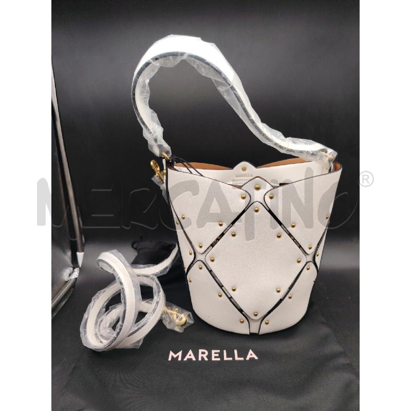 BORSA SECCHIELLO MARELLA BIA BORCHIE DOR  | Mercatino dell'Usato Roma eur 1