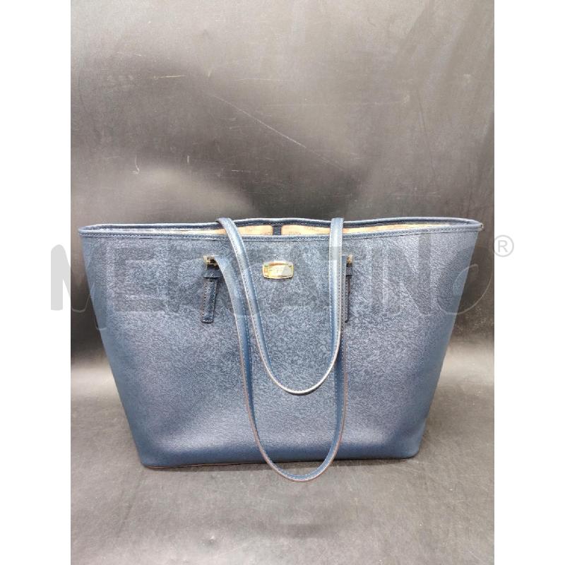 BORSA SHOPPER MICHAEL KORS BLU GRANDE | Mercatino dell'Usato Roma eur 1