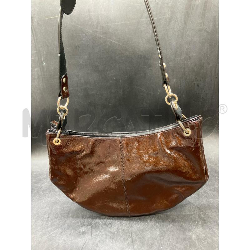 BORSA SPALLA CROMIA BORDEAUX VERNICE | Mercatino dell'Usato Roma eur 3
