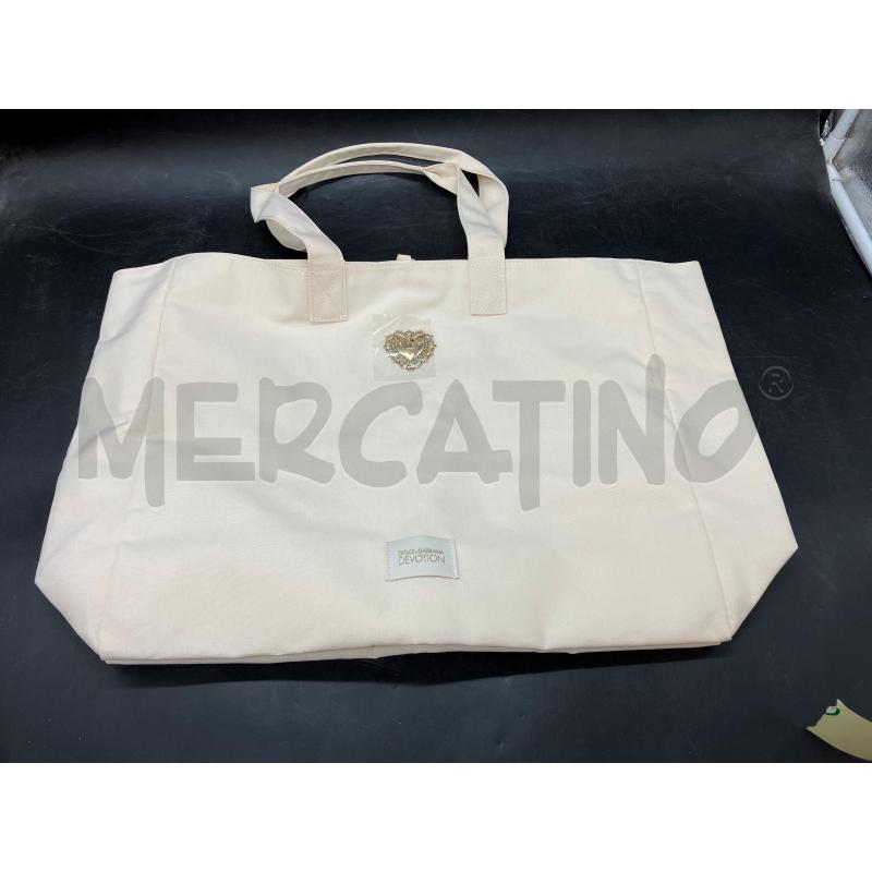 BORSA SPALLA DOLCE E GABBAN DEVOTION PANNA CUORE DOR  | Mercatino dell'Usato Roma eur 1