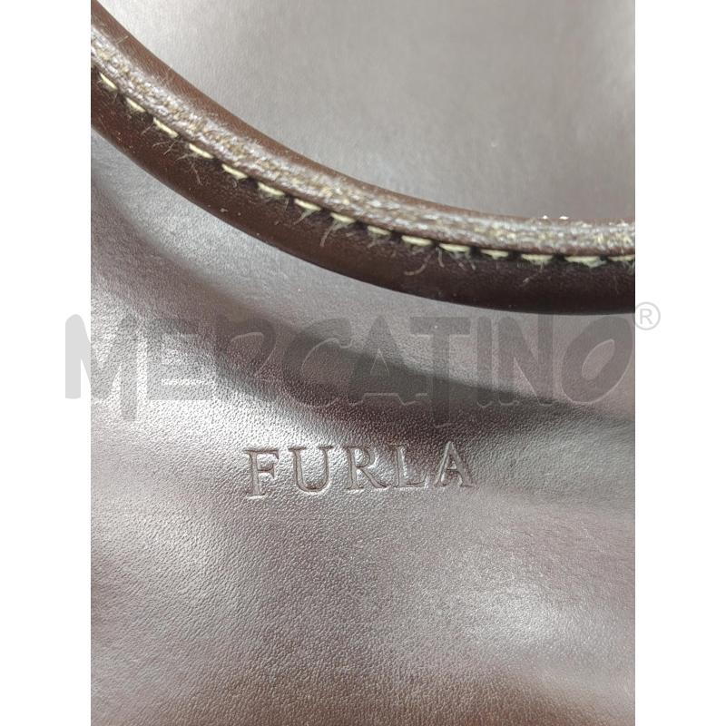 BORSA SPALLA FURLA MARRONE FIBBIA  | Mercatino dell'Usato Roma eur 2