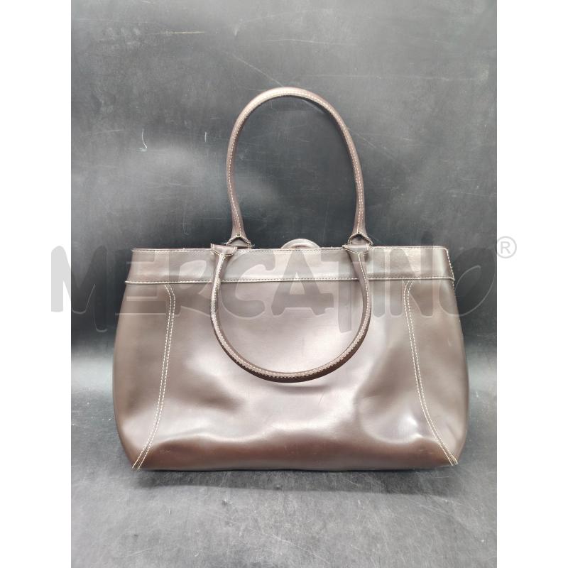 BORSA SPALLA FURLA MARRONE FIBBIA  | Mercatino dell'Usato Roma eur 3