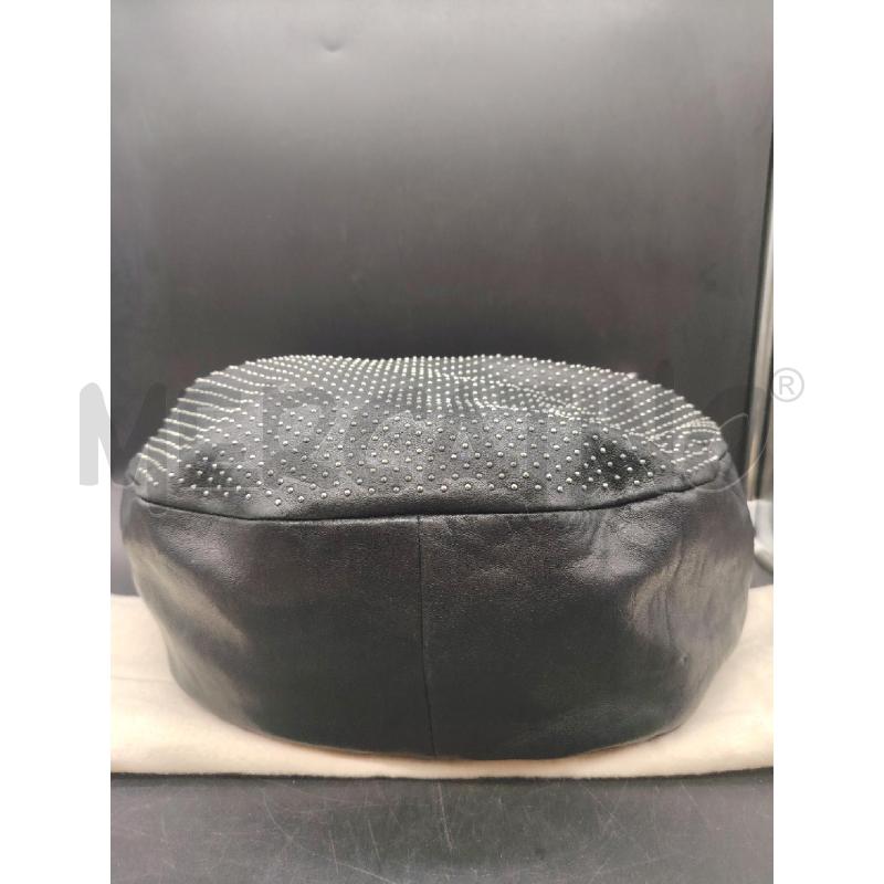 BORSA SPALLA JIMMY CHOO NERA BORCHIE PICCOLE | Mercatino dell'Usato Roma eur 4