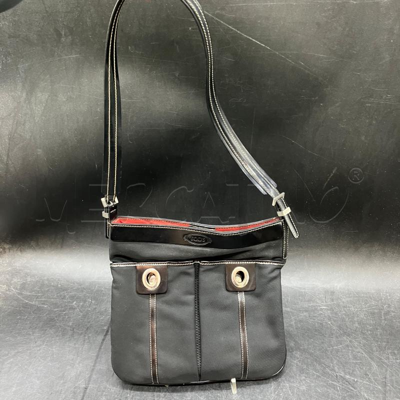 BORSA SPALLA TOD'S NE TESSUTO DETT RG  | Mercatino dell'Usato Roma eur 1