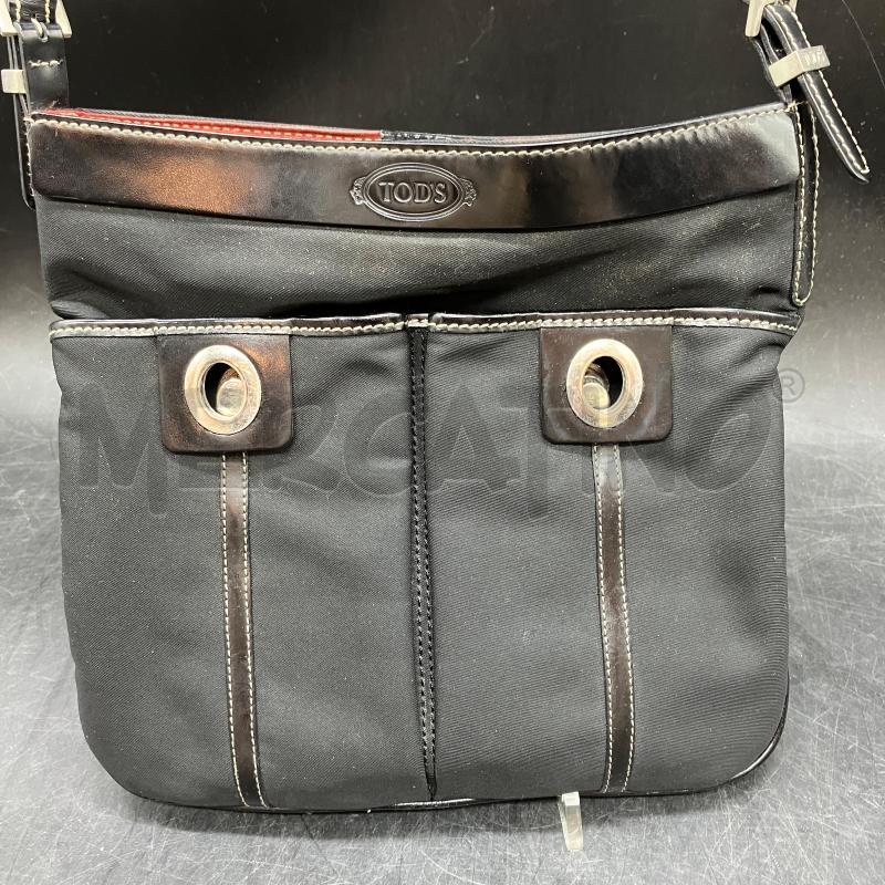 BORSA SPALLA TOD'S NE TESSUTO DETT RG  | Mercatino dell'Usato Roma eur 2