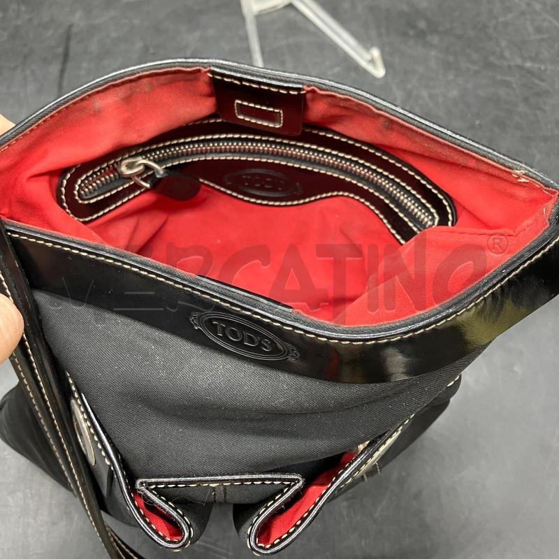 BORSA SPALLA TOD'S NE TESSUTO DETT RG  | Mercatino dell'Usato Roma eur 4