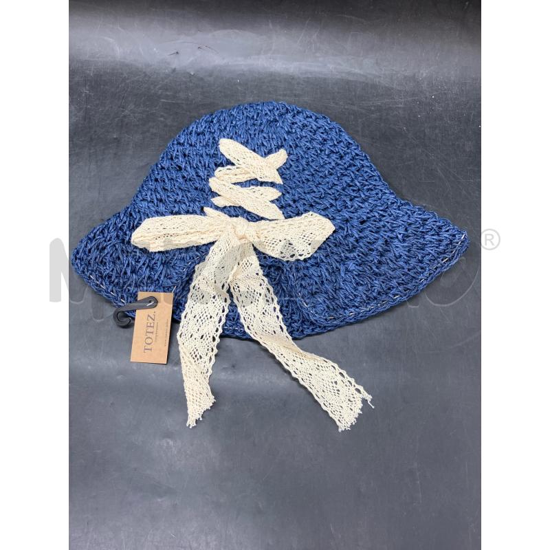 BORSA SPIAGGIA RAFIA FIORI BLU  | Mercatino dell'Usato Roma eur 3